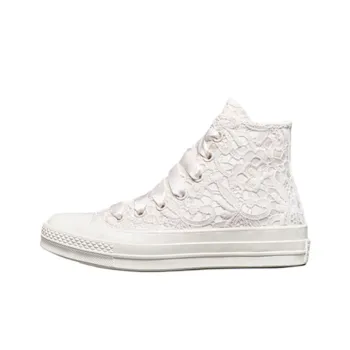Converse Chuck 70 Anti Slip Wear Resistant High Top Canvas Shoes Women's White