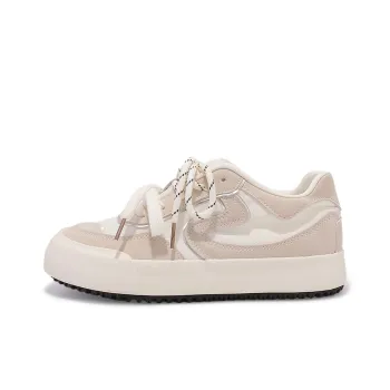 Miss Zhang Anti Slip Wear Resistant Low Top Skateboard Shoes Women's Cream Beige