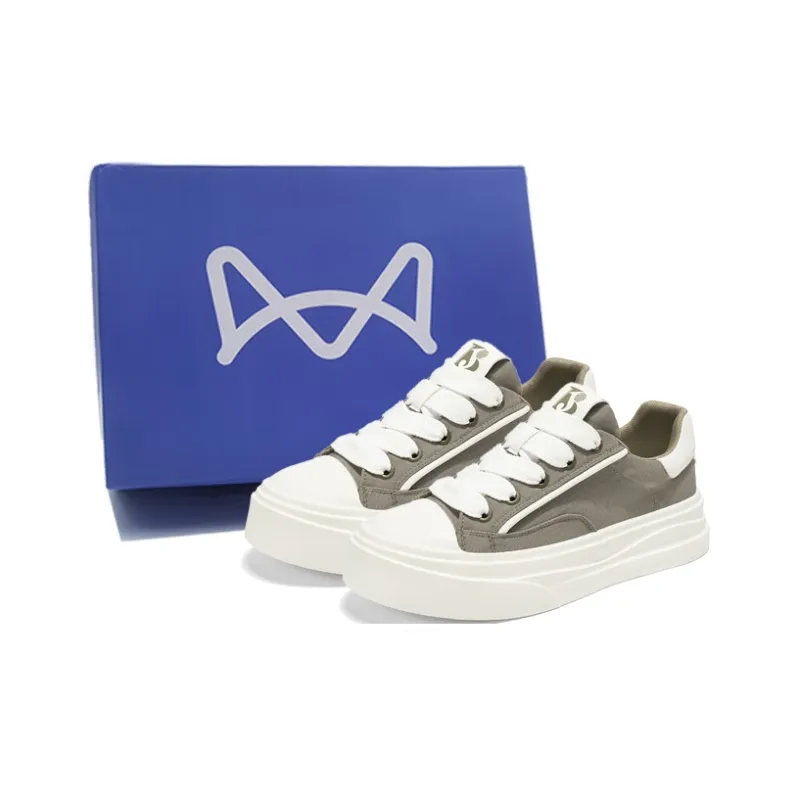 MIIOW Anti Slip Wear Resistant Low Top Skateboard Shoes Men's-4