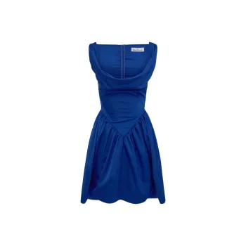 Vivienne Westwood SS25 Sleeveless Dress Women's Blue