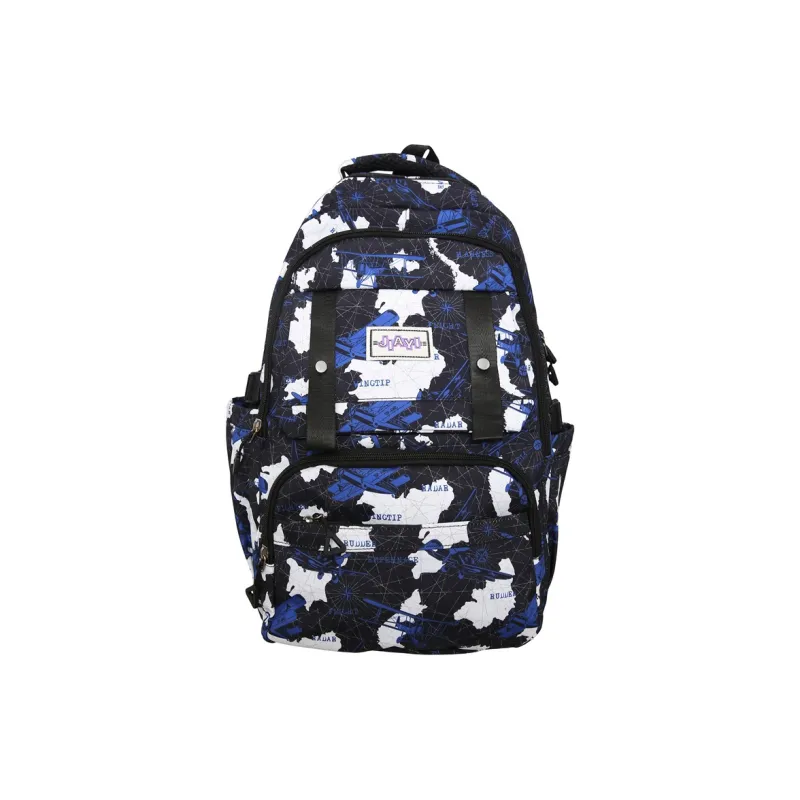 Yalu Nylon Backpack Unisex Multicolor-12
