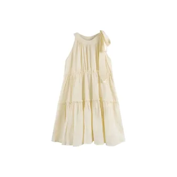 RTTO Sleeveless Dresses Women's Apricot