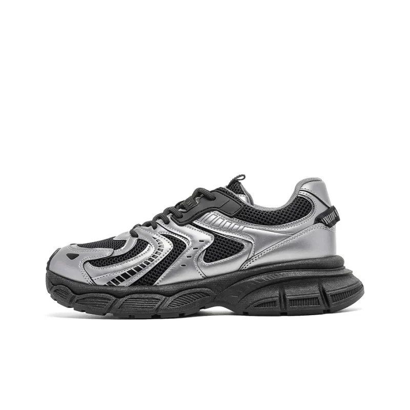 LURAD Coverage Support Height Increase Low Top Chunky Sneakers Men's-0