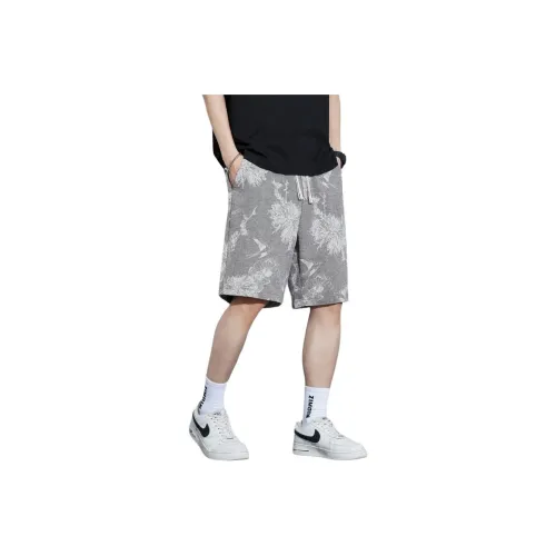 NEAR HERE Denim Shorts Unisex Gray ★★★★★