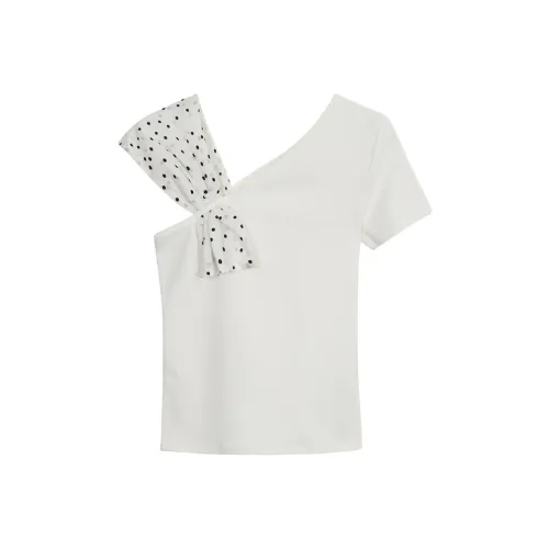 DOKZB T Shirts Women's White