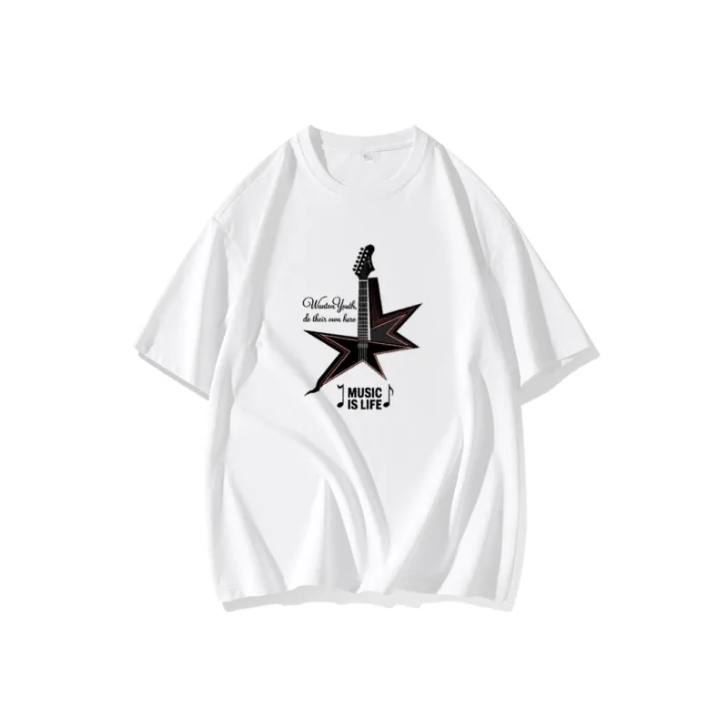 FAIRWHALE Drop Shoulder Sleeve T Shirt Women's-0