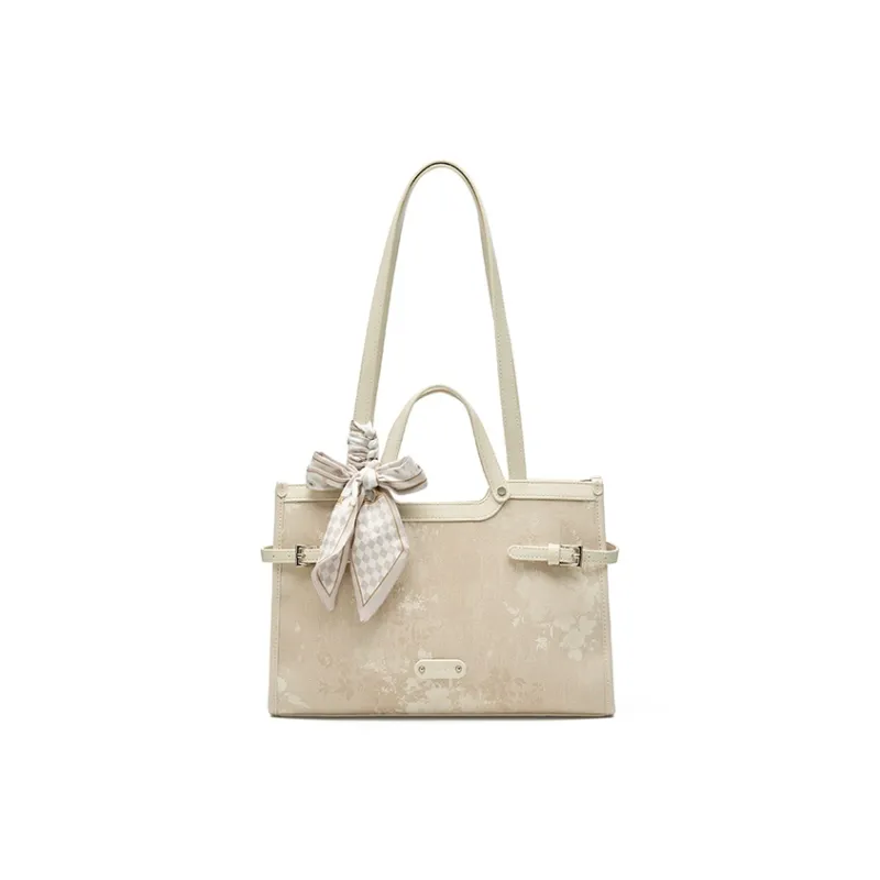 JOSINY Synthetic Leather One Shoulder Handbag Regular Women's Apricot-1