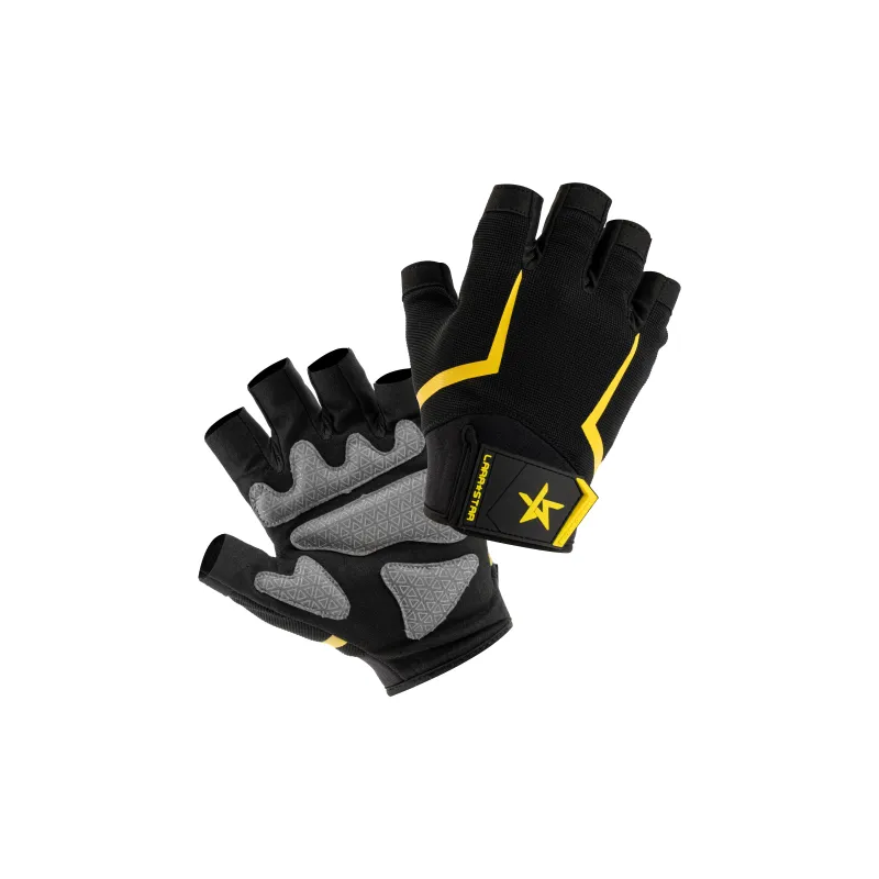 LARA STAR Fitness Gloves Protective Abrasion Resistant Palm Guard Slip Resistant Breathable Compression-8