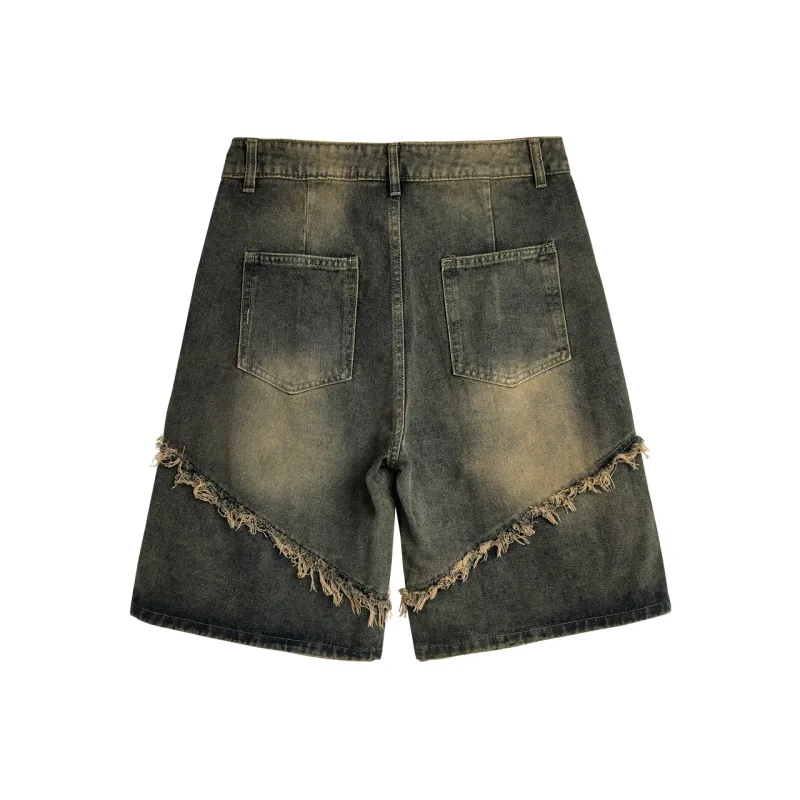 MIIOW Denim Shorts Unisex Nano Yellow-1