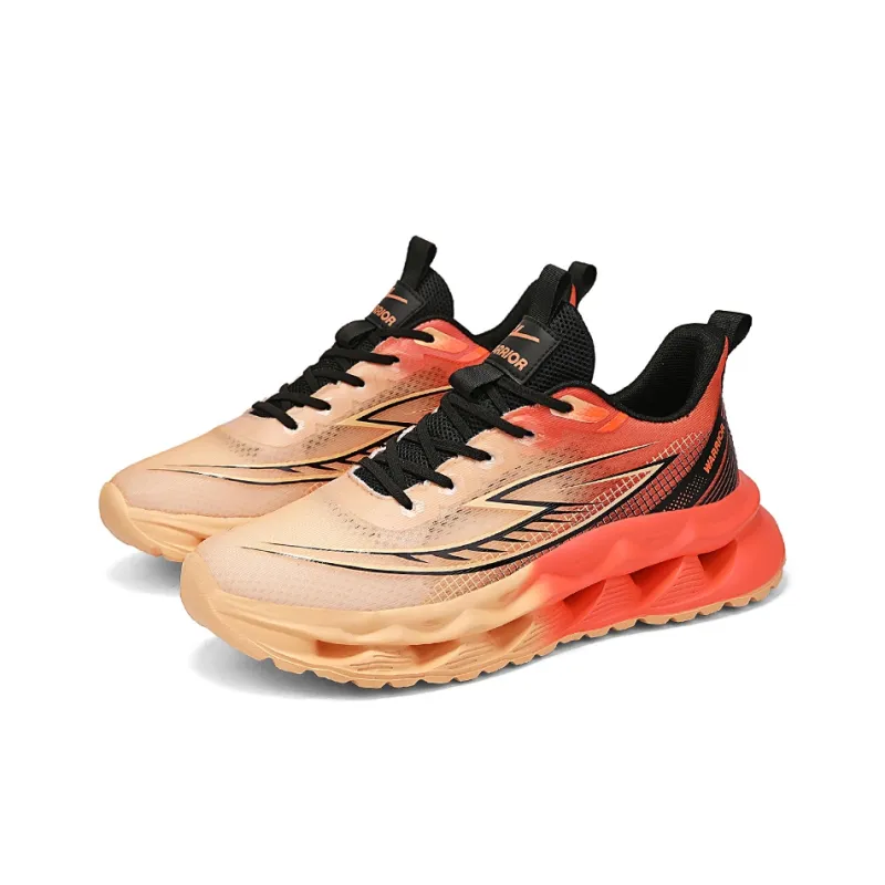 Warrior Abrasion Resistant Breathable Height Increasing Low Top Casual Shoes Men's-17