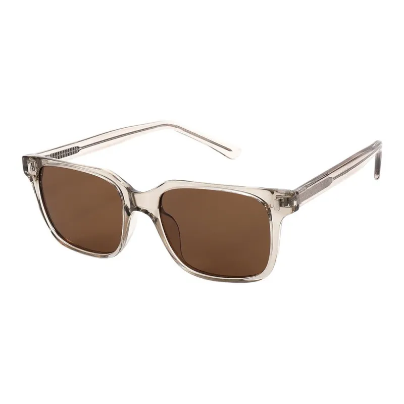 JEKA TR/Memory Plastic Round Sunglasses Unisex-3
