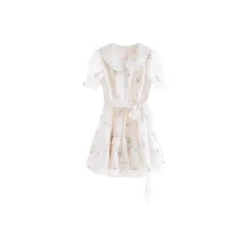 POPO.INFO Short Sleeved Dress Women's