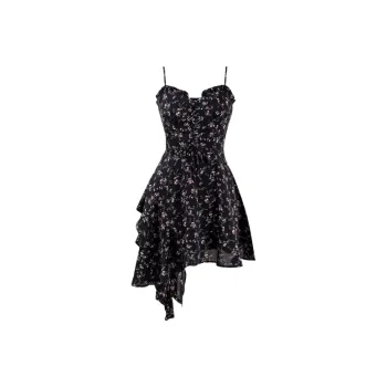 POPO.INFO Slip Dresses Women's Black