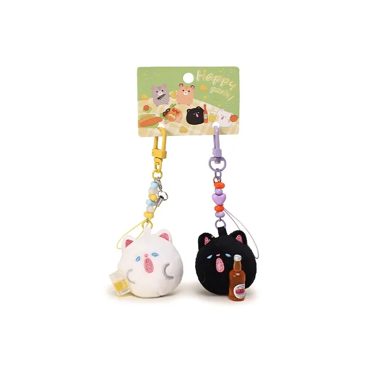 Jinnew Polyester Keychains Unisex 5.5cm Height-4