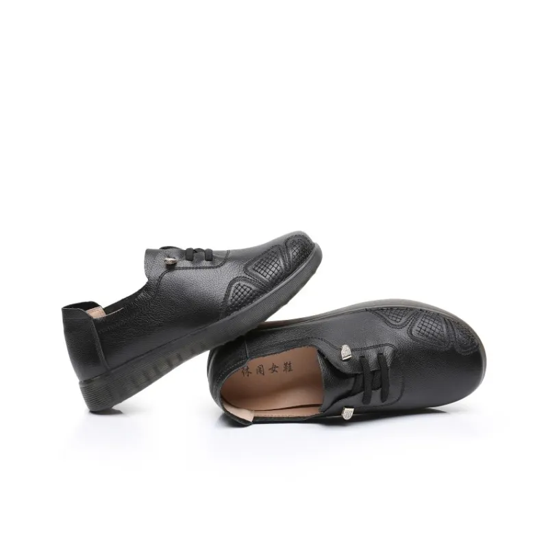 Captain Illy Casual Single Shoes Women's Black-1