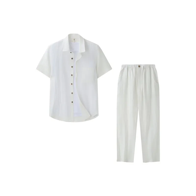 XUANSHENG Shirt Matching Set Men's-22
