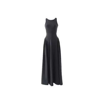 ZXZA Sleeveless Dresses Women's Gray