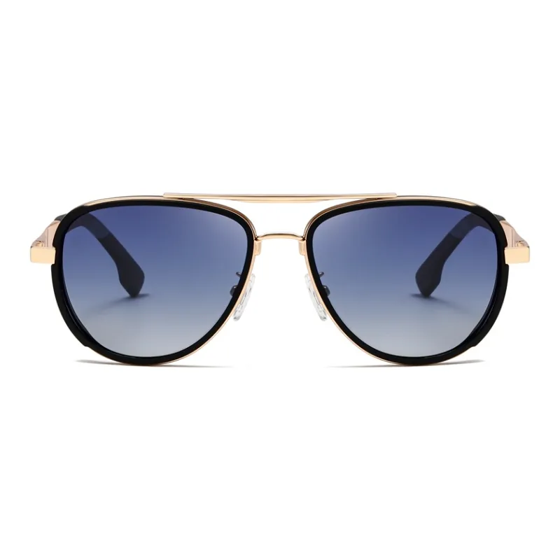 CYXUS TR/Memory Plastic Aviator Sunglasses Men's-13