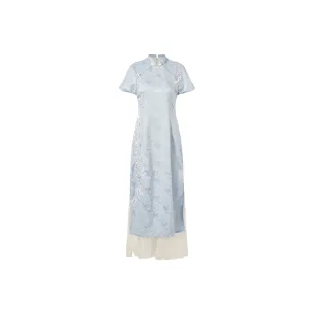 GUOZHEN Short Sleeved Dress Women's
