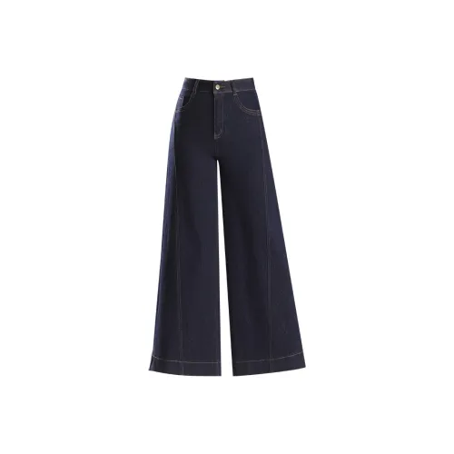 LUYOUYE Jeans Women's Denim Blue