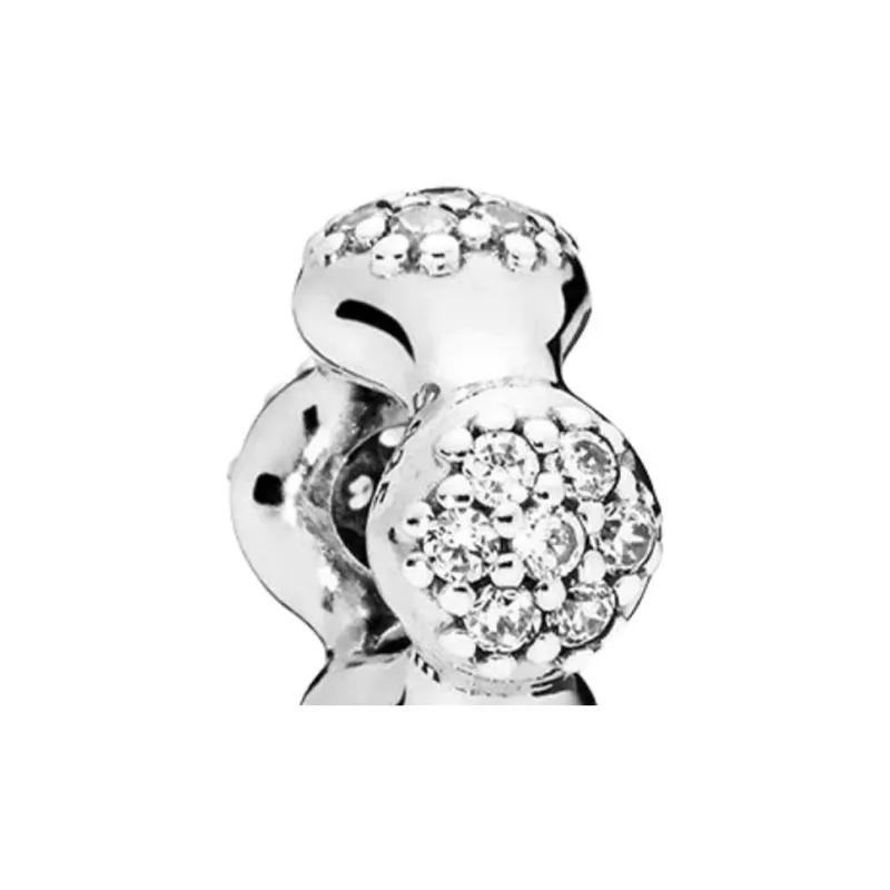 Pandora 925 Sterling Silver, Crystal, Cubic Zirconia Pendants Unisex Silver-1