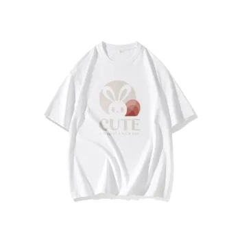 FAIRWHALE Drop Shoulder Sleeve T Shirt Women's