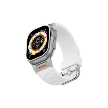 KVZUVUU Apple Compatibility Watch Band Silicone Material