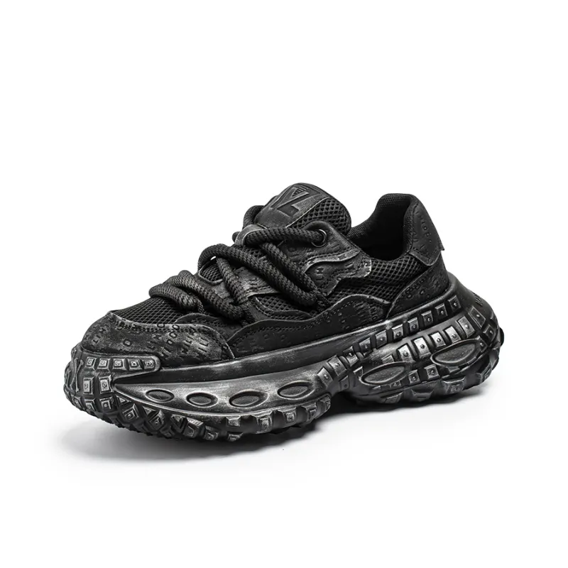 ROBINHOOD Cushioning, Slip Resistant, Abrasion Resistant, Coverage, Support Low Top Chunky Sneakers Men's-2