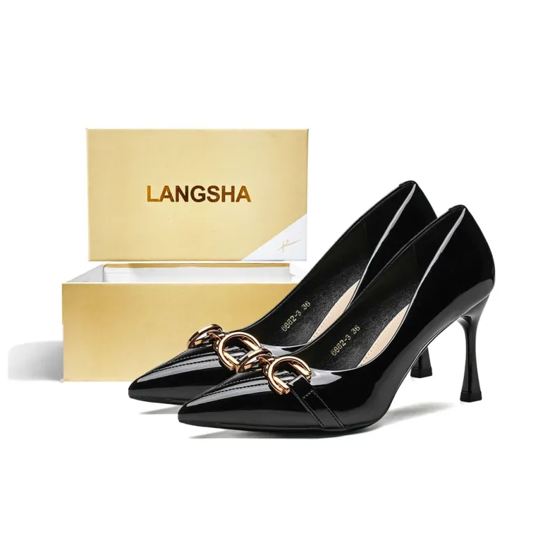 Lanza Slim Heel High Heels Women's-5