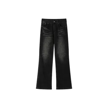 RASHOMONG Jeans Unisex Black