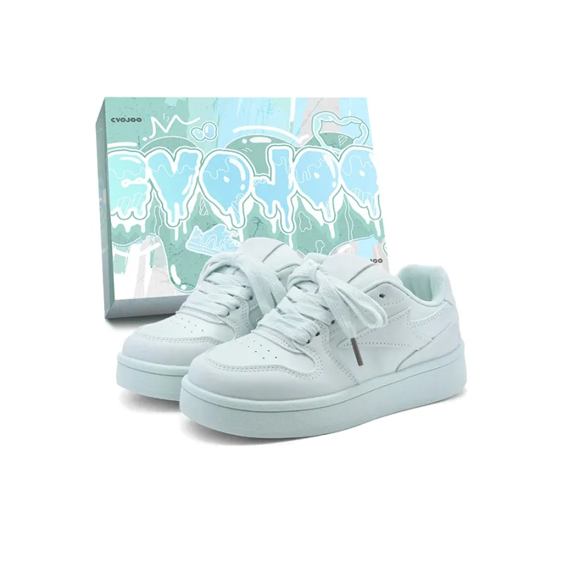CVOJOO Anti Slip Wear Resistant Low Top Skateboard Shoes Women's-20