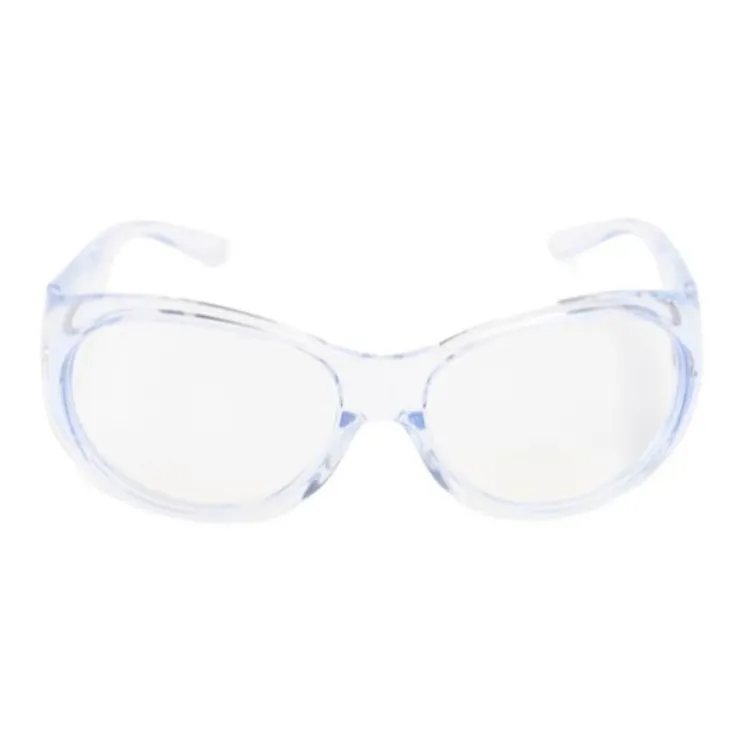 COURREGES Acetate Oval Sunglasses Women's Transparent-0