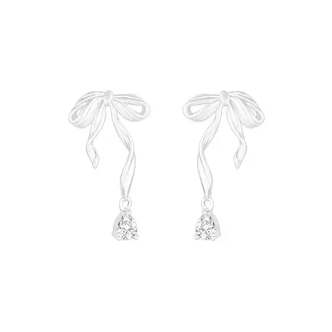 DAWO 925 Sterling Silver Earrings Women's