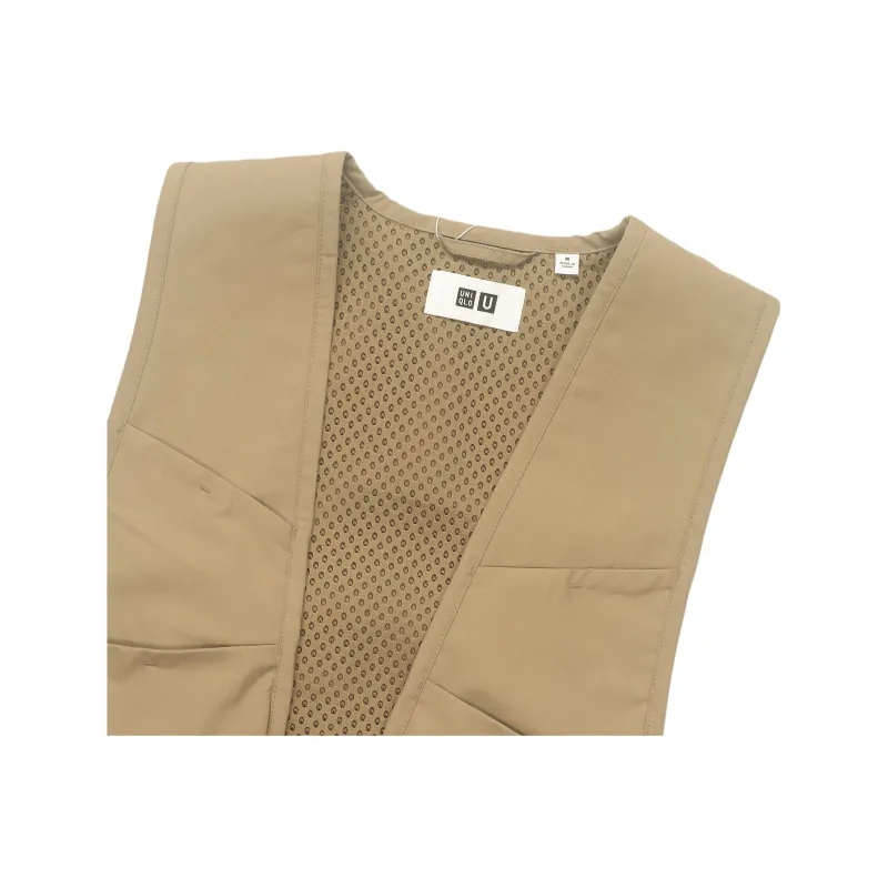 UNIQLO Vests Men Dark Beige-3