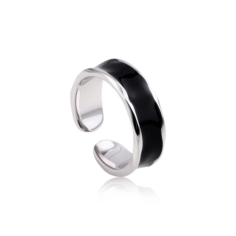 FOREVER MELODY 925 Sterling Silver Rings Men's-0