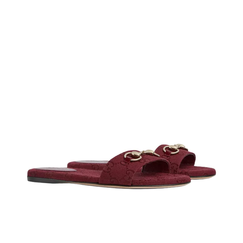 GUCCI Slide Slippers Women's Red-2