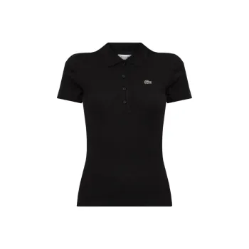 LACOSTE Logo Patch Short Sleeved Polo Shirt