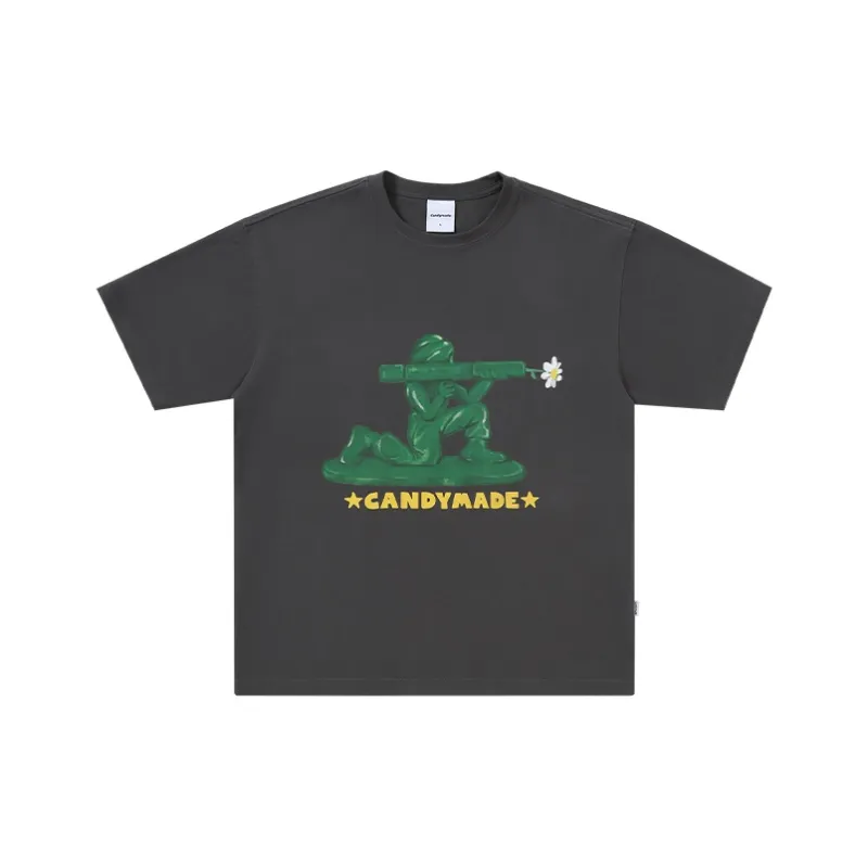 Candymade Haus T Shirts Unisex Dark Gray-0