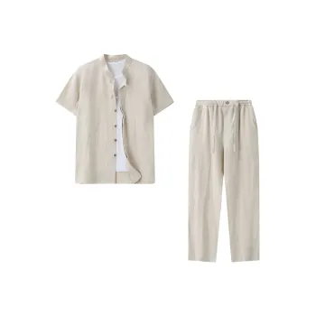 XUANSHENG Shirt Matching Set Men's