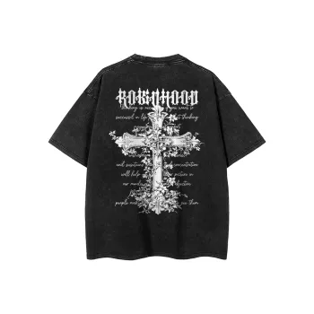 ROBINHOOD T Shirts Unisex Black