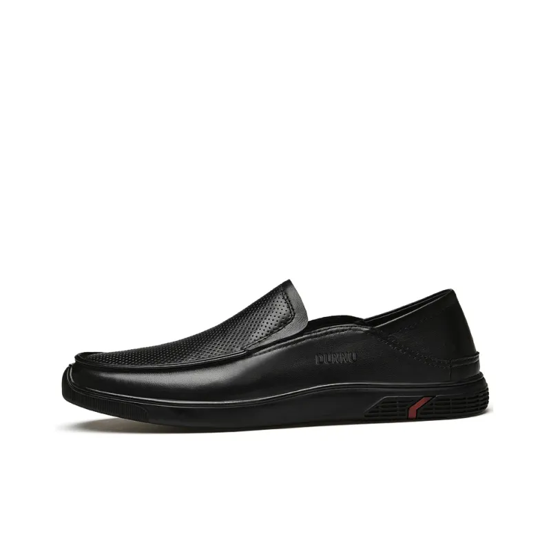 Dunnu Men's Casual Shoes Men Low Top Black-0