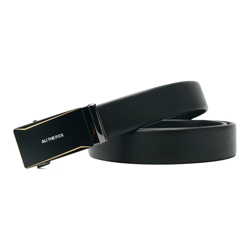 ALI THE FOX Split Cow Leather Belts Unisex 3.5CM-3