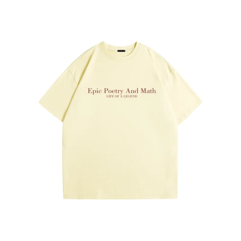 EPIC POETRY Short Sleeved T Shirts Unisex-37