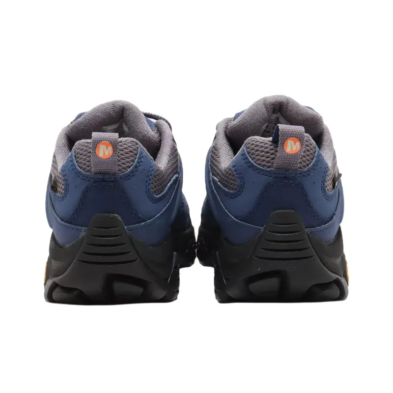 MERRELL MOAB 3 Anti Slip Wear Resistant Low Top Hiking Shoes Women's Blue Gray-4