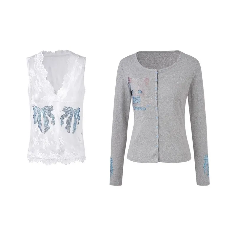 TCH Knitwear Women's Gray-1