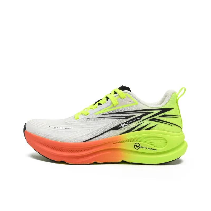 A.KNACKFUSS Low Top Running Shoes Unisex Neon Orange Chasing The Wind-0