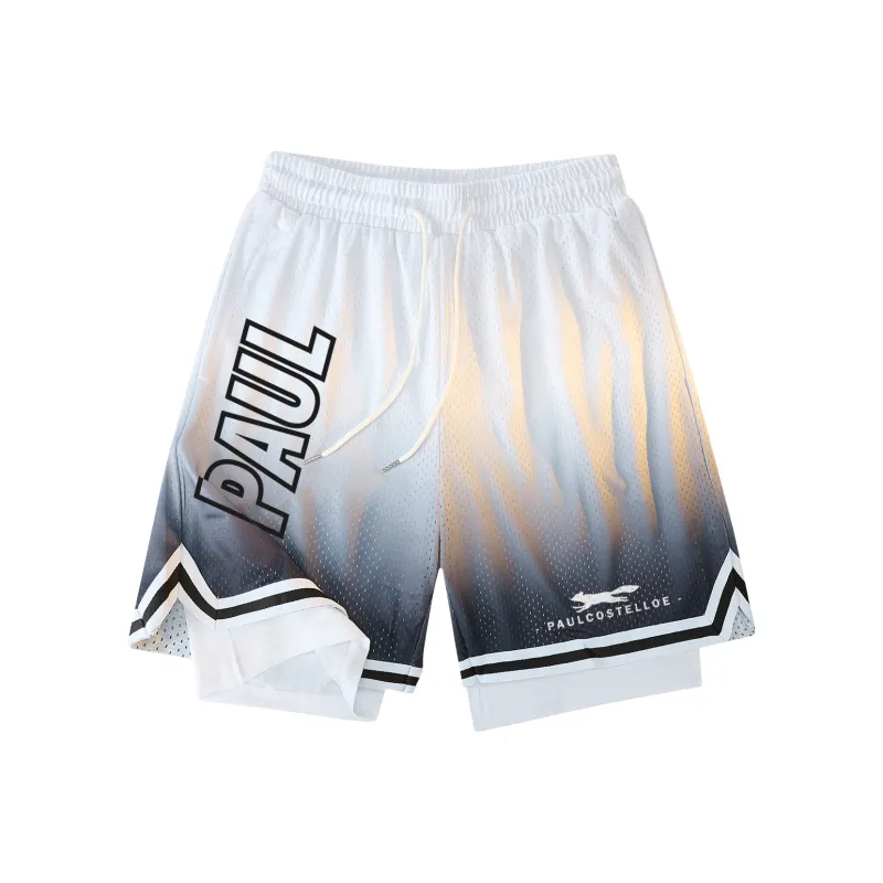 PAUL COSTELLOE Basketball Shorts Unisex-10