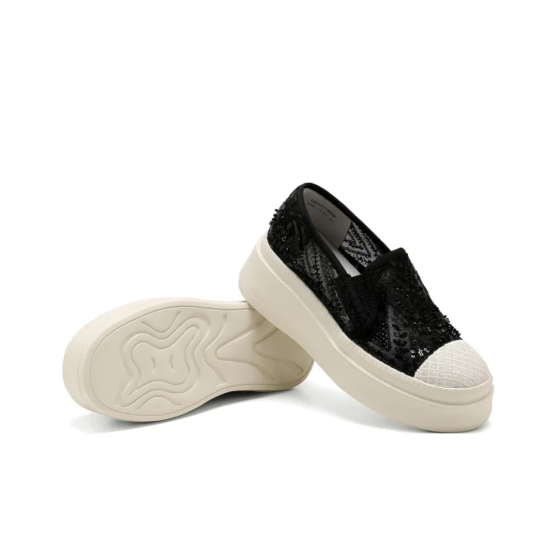 C°BANNER Breathable Height Increase Low Top Casual Shoes Women's-9