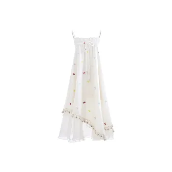 DOSOHEB Slip Dresses Women's Ecru Camisole Set