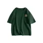 [220G Waffle Knit]Forest Green (Ma Warm Brown Smiling Chest Logo)
